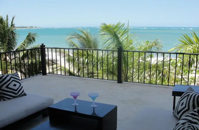 Beach Palace Cabarete terrace sea view